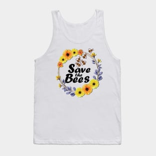 Save The Bees Project Nature Earth Global Warming Tank Top